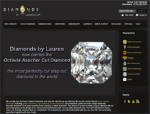Tablet Screenshot of diamondsbylauren.com